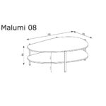 Nowoczesny STOLIK KAWOWY MALUMI-8- 2 KOLORY - Image 2