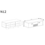 Szafka RTV NATURAL N-12 RIBBECK - Image 2