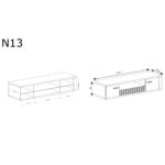 Szafka RTV NATURAL N-13 RIBBECK - Image 2