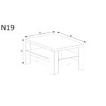 Stolik kawowy NATURAL N-19 RIBBECK - Image 2