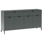 Nowoczesna duża komoda LINKa STYLES LS-1- STONE GREEN