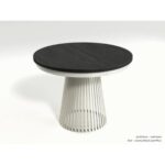 OKRĄGŁY STÓŁ rozkładany LAMELL Z MASKOWNICĄ 100 cm+80cm cashmere/czarny - Image 16