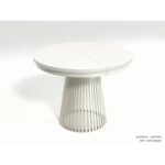 OKRĄGŁY STÓŁ rozkładany LAMELL Z MASKOWNICĄ 100 cm+80cm cashmere/czarny - Image 17