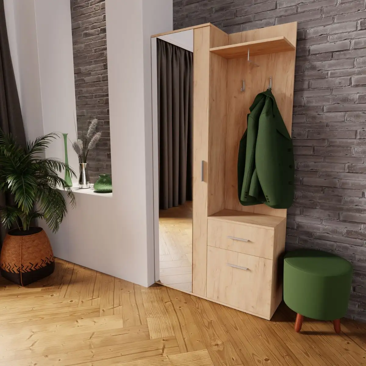 Garderoba z lustrem LUX- 6 kolorów - obrazek 16